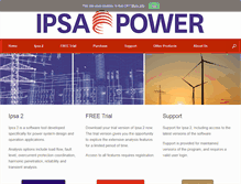 Tablet Screenshot of ipsa-power.com